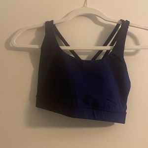 NWOT Lululemon Navy Racerback Sports Bra